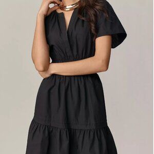 The Somerset Mini Dress in Black Plus Size 2X